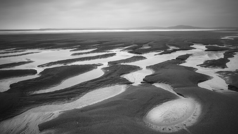 Tidal Channels on Beach