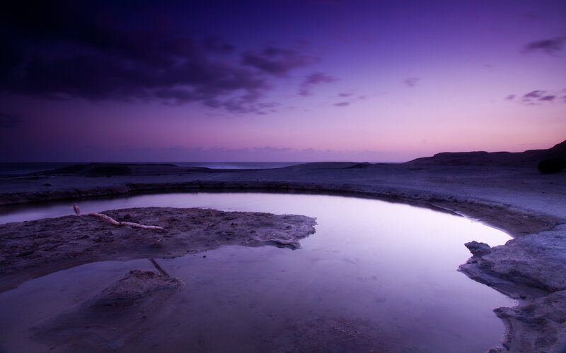 Tidal Pool at Dusk