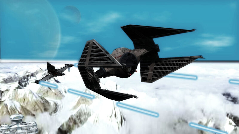 TIE Fighter in Flight