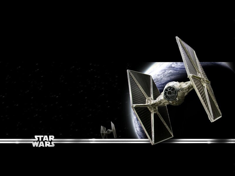TIE Fighter in space