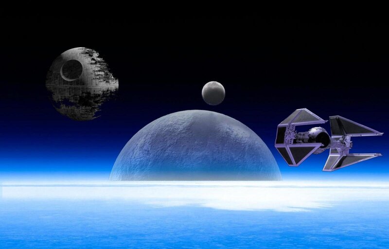 TIE Fighter Near Planet
