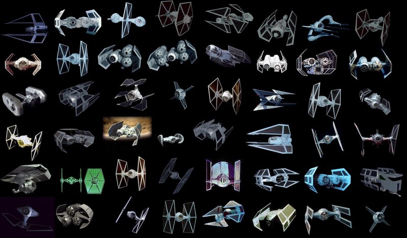 TIE Fighter Spacecraft — Black, Dramatic, Digital Art, Solar System