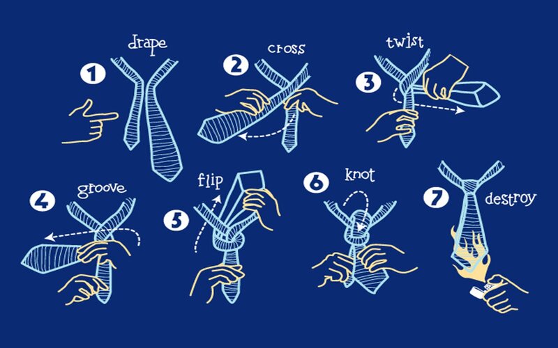 tie-tying instructions