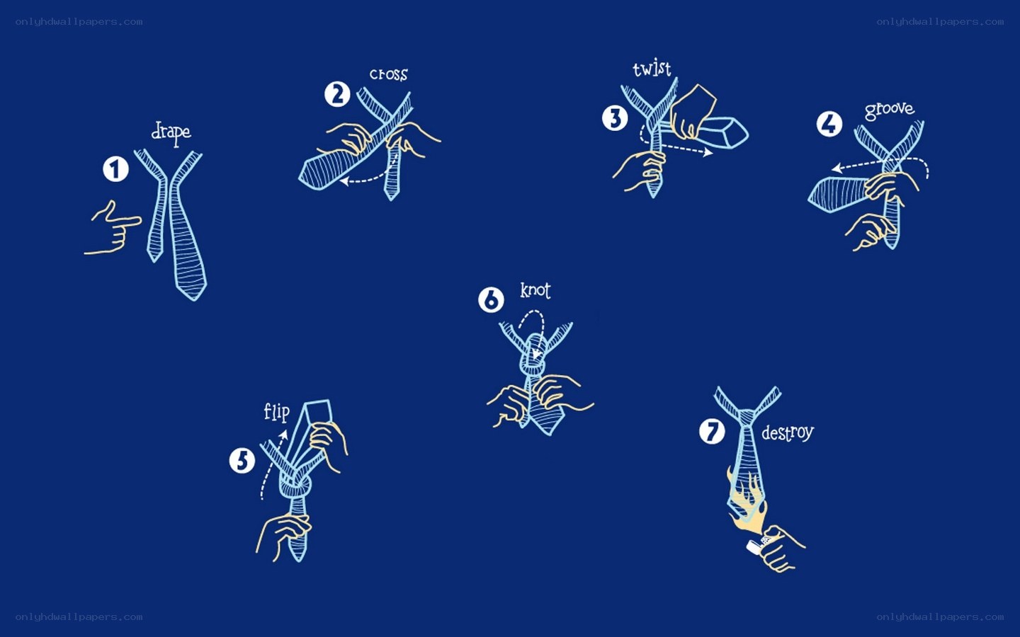 tie-tying instructions