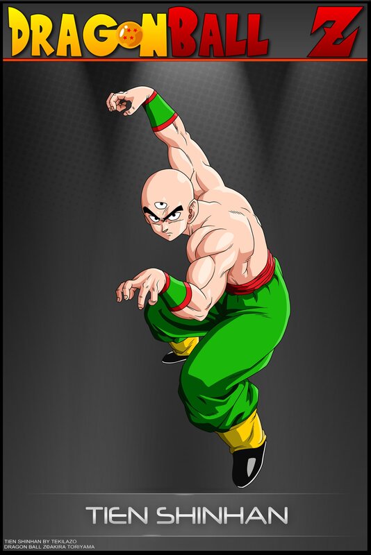 Tien Shinhan from Dragon Ball Z