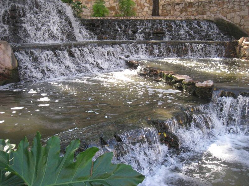 Tiered Stone Waterfall