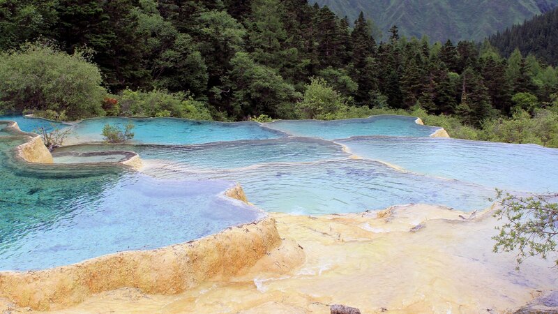 Tiered Turquoise Pools