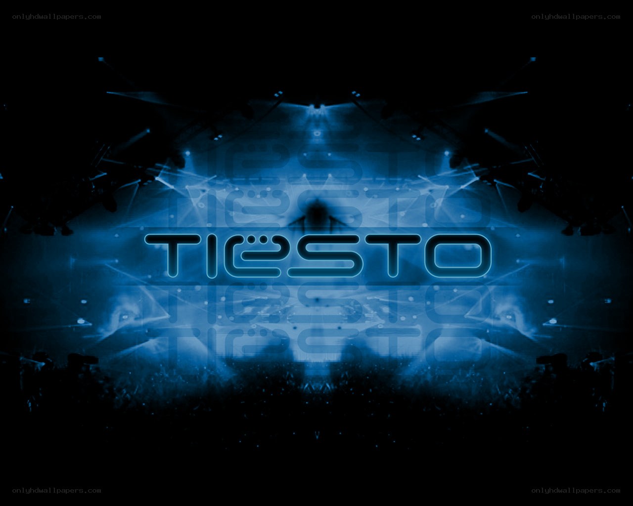 Tiesto concert stage
