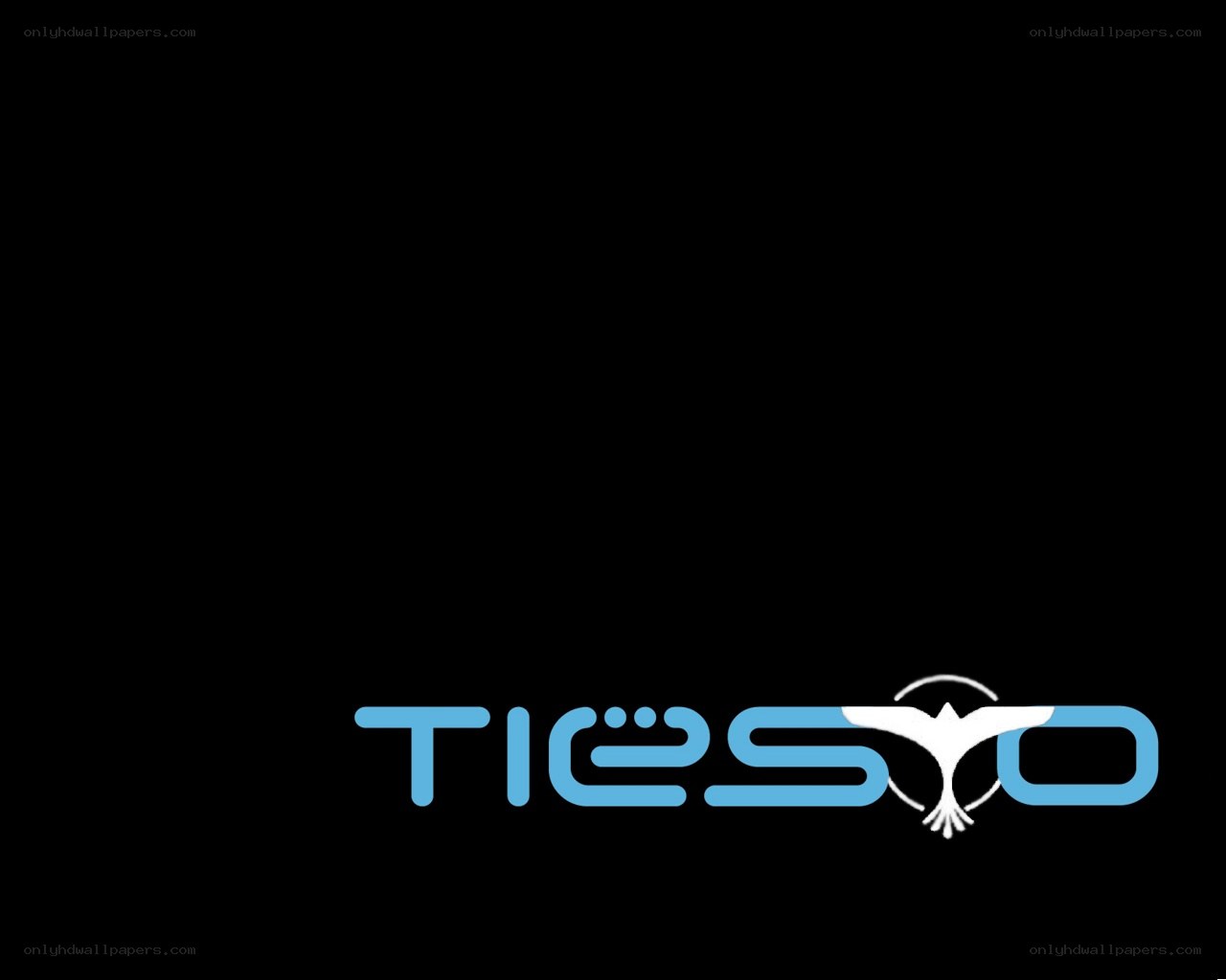 Tiesto logo on black