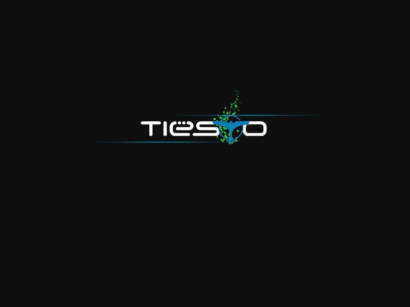 Tiesto logo on black
