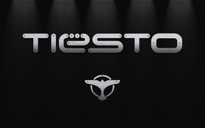 Tiesto logo on mesh background