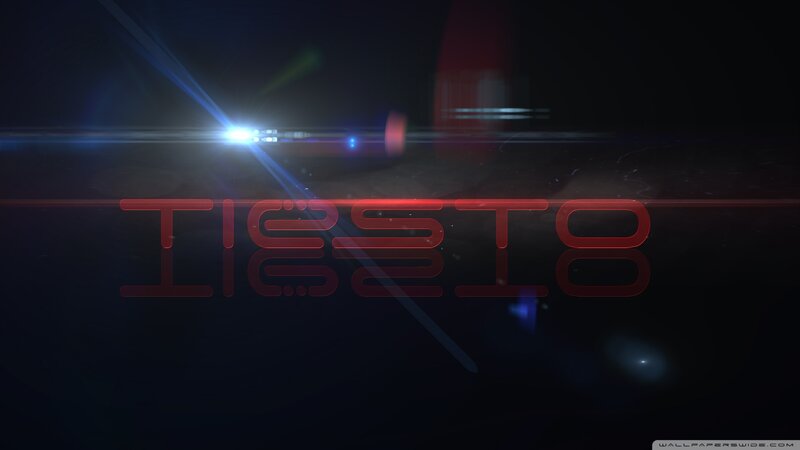 Tiesto Logo with Lens Flare