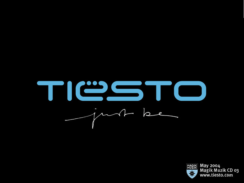 Tiesto logo with signature