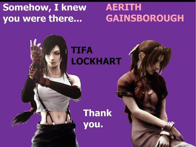 Tifa and Aerith reunion
