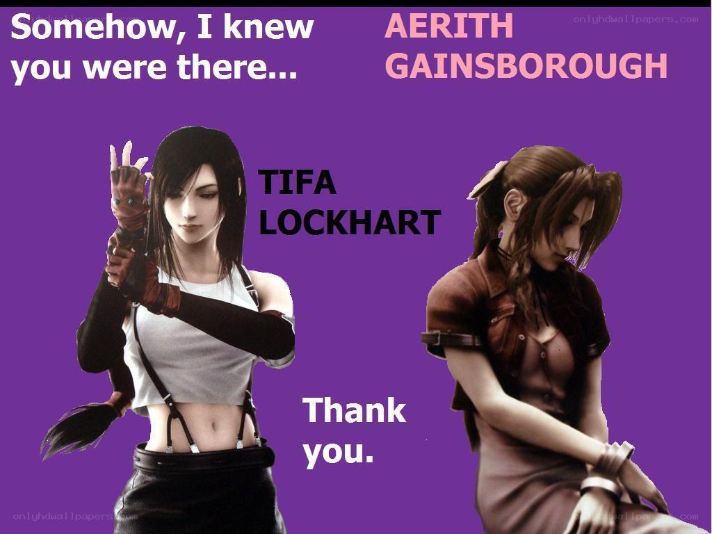 Tifa and Aerith reunion
