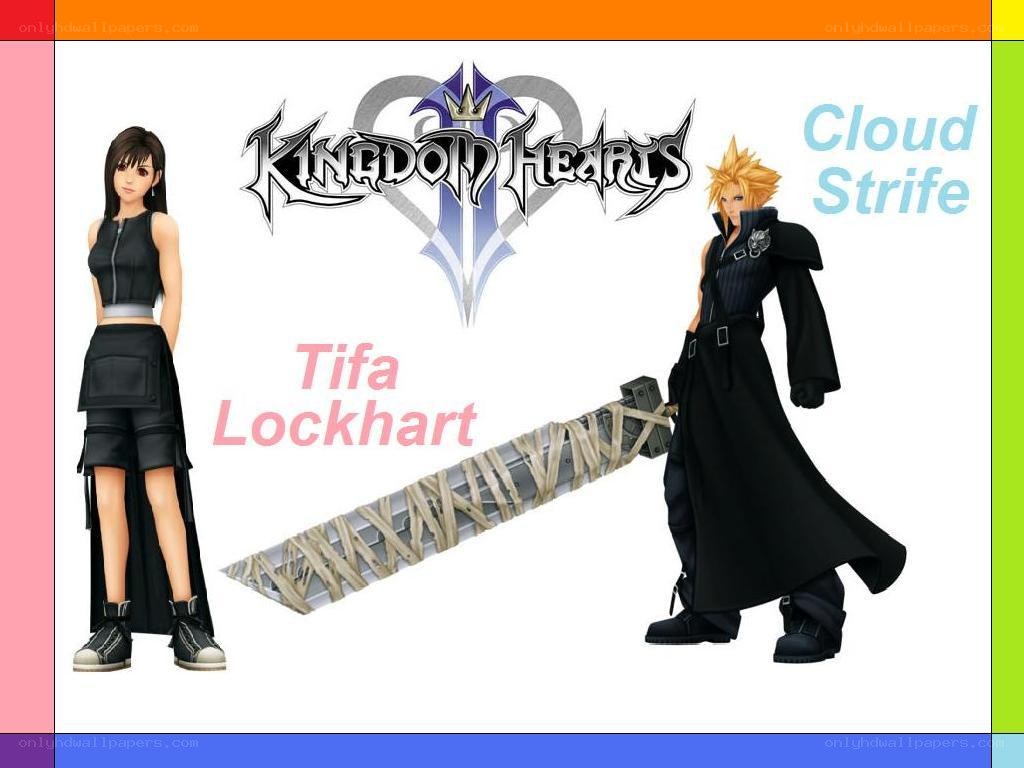 Tifa and Cloud from Kingdom Hearts