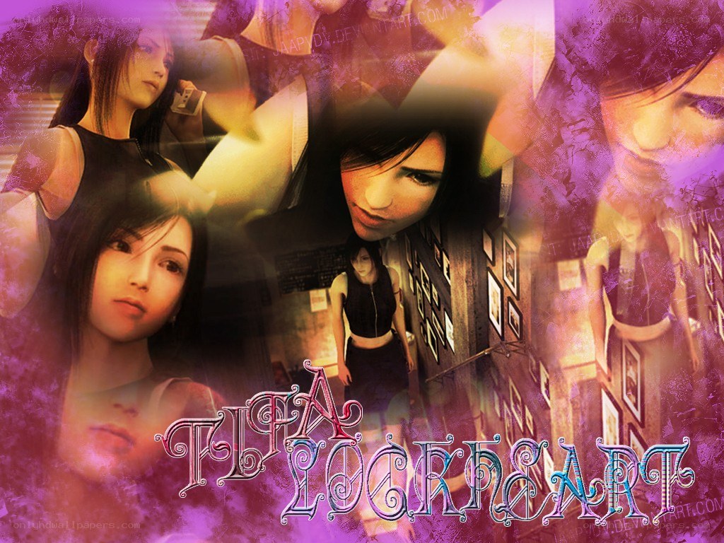 Tifa Lockhart collage art