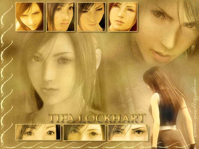 Tifa Lockhart collage artwork