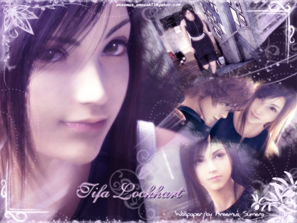 Tifa Lockhart collage wallpaper