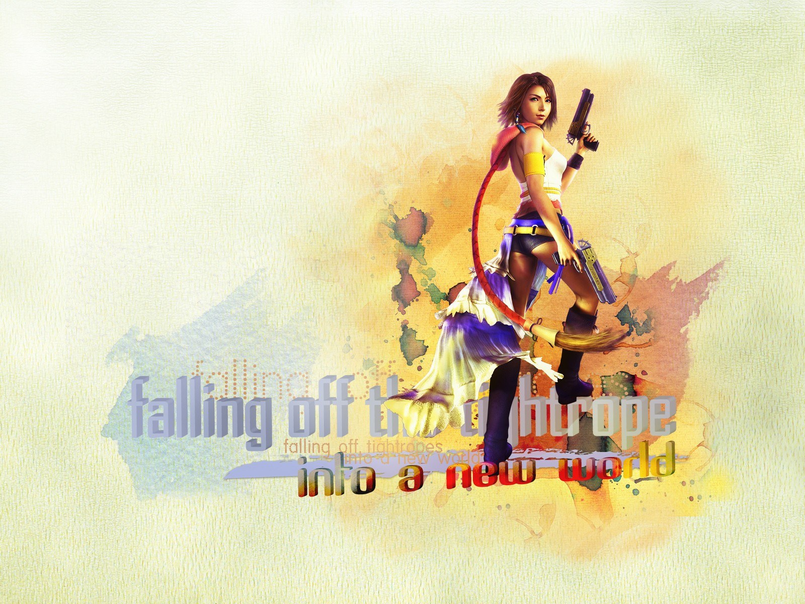 Tifa Lockhart falling into a new world