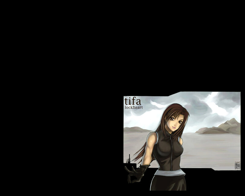 Tifa Lockhart in desert