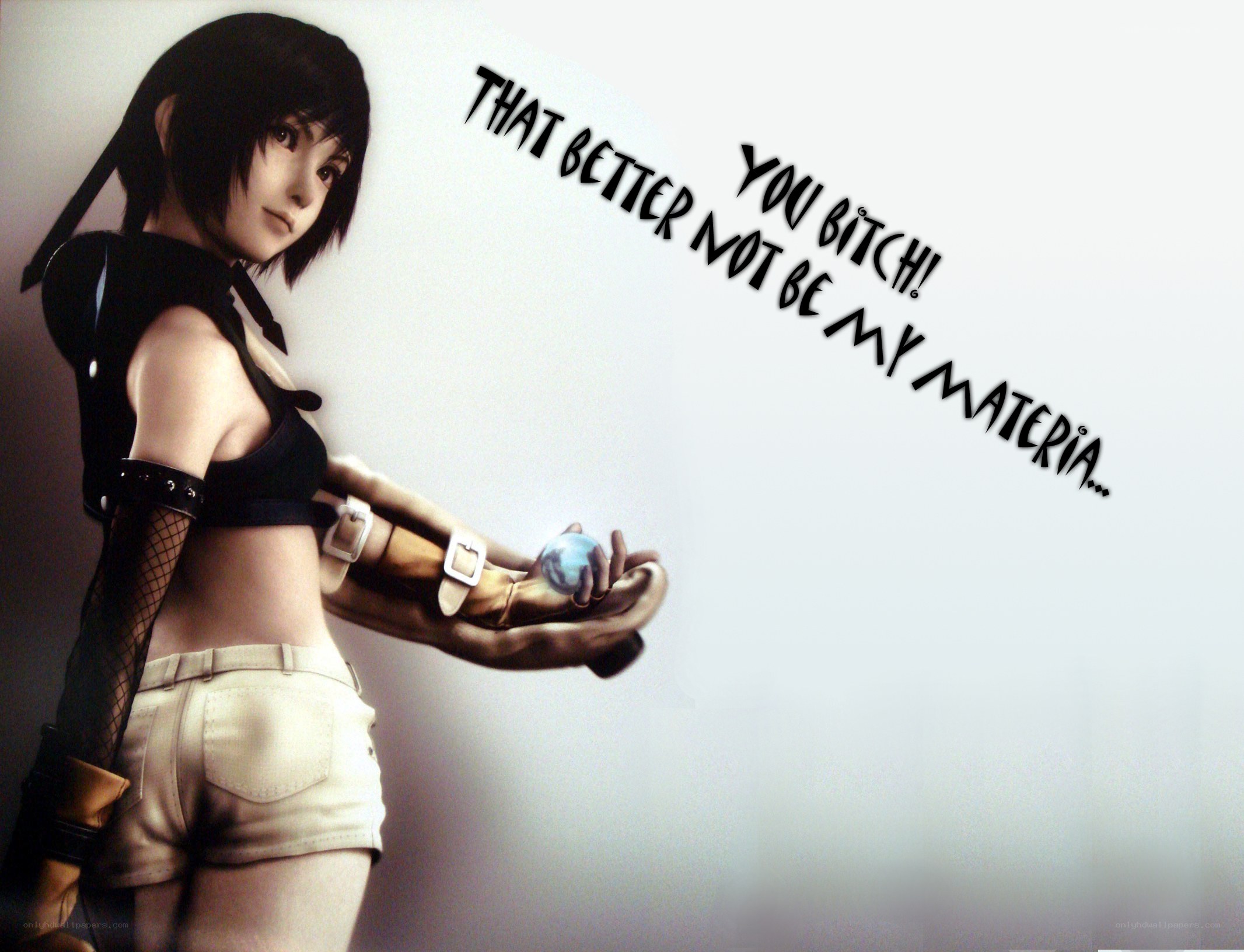 Tifa Lockhart with Materia