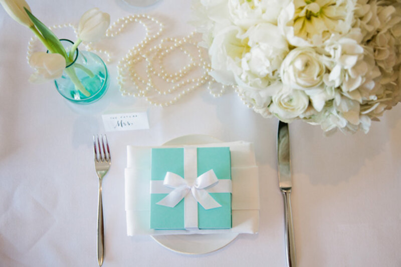 Tiffany Box on Table