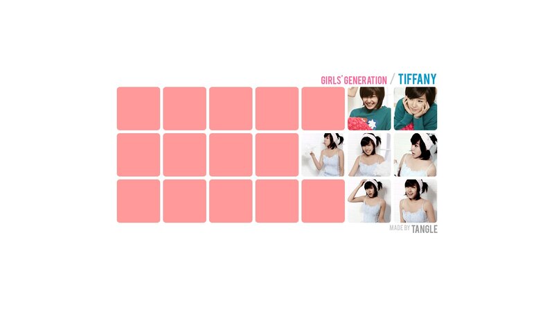 Tiffany from Girls' Generation collage