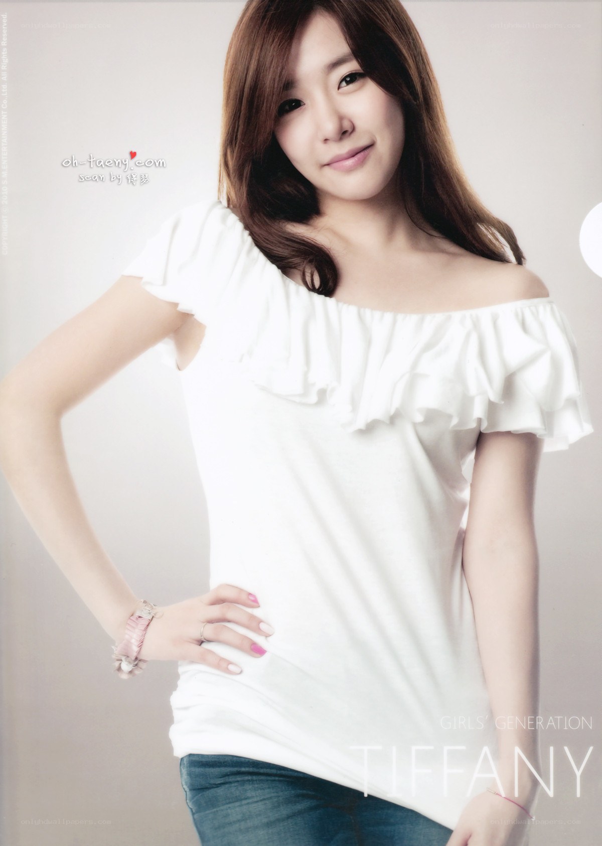 Tiffany in white top