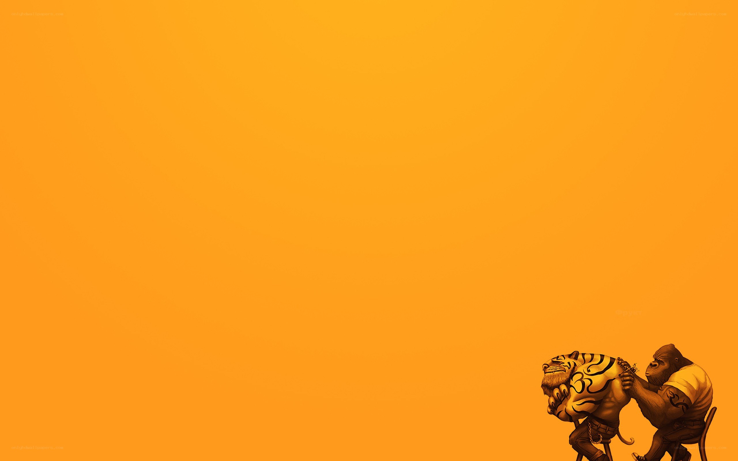 tiger and gorilla illustration