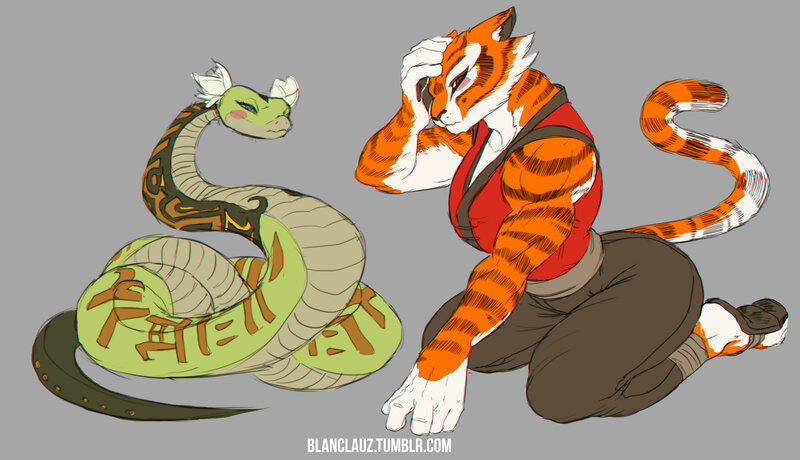 Tiger and Snake Characters