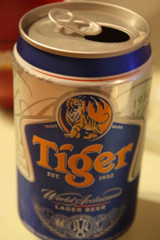 Tiger beer can