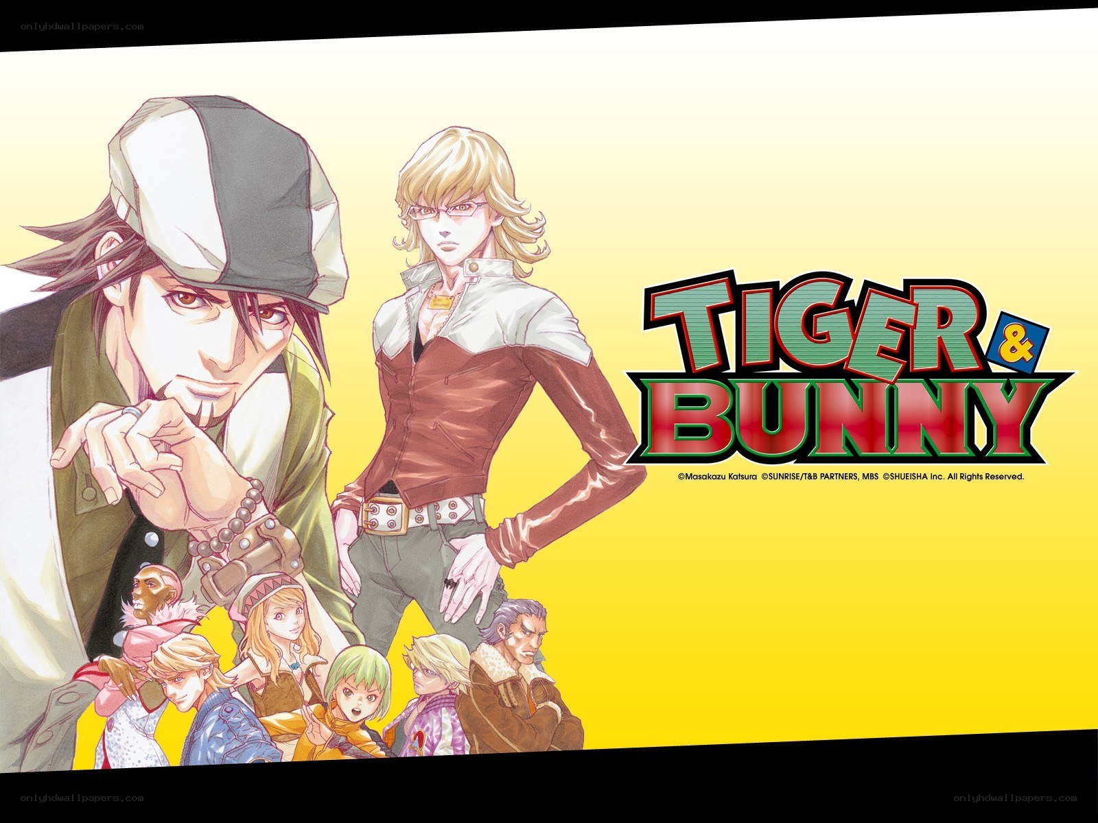 Tiger & Bunny anime characters