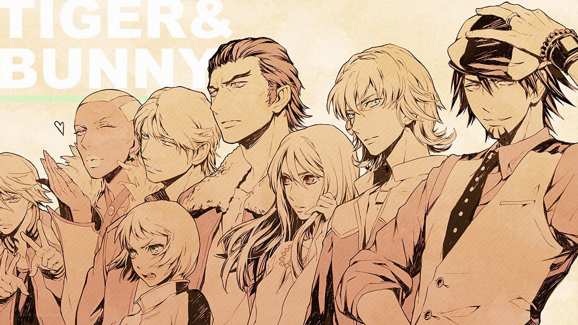 Tiger & Bunny anime group art