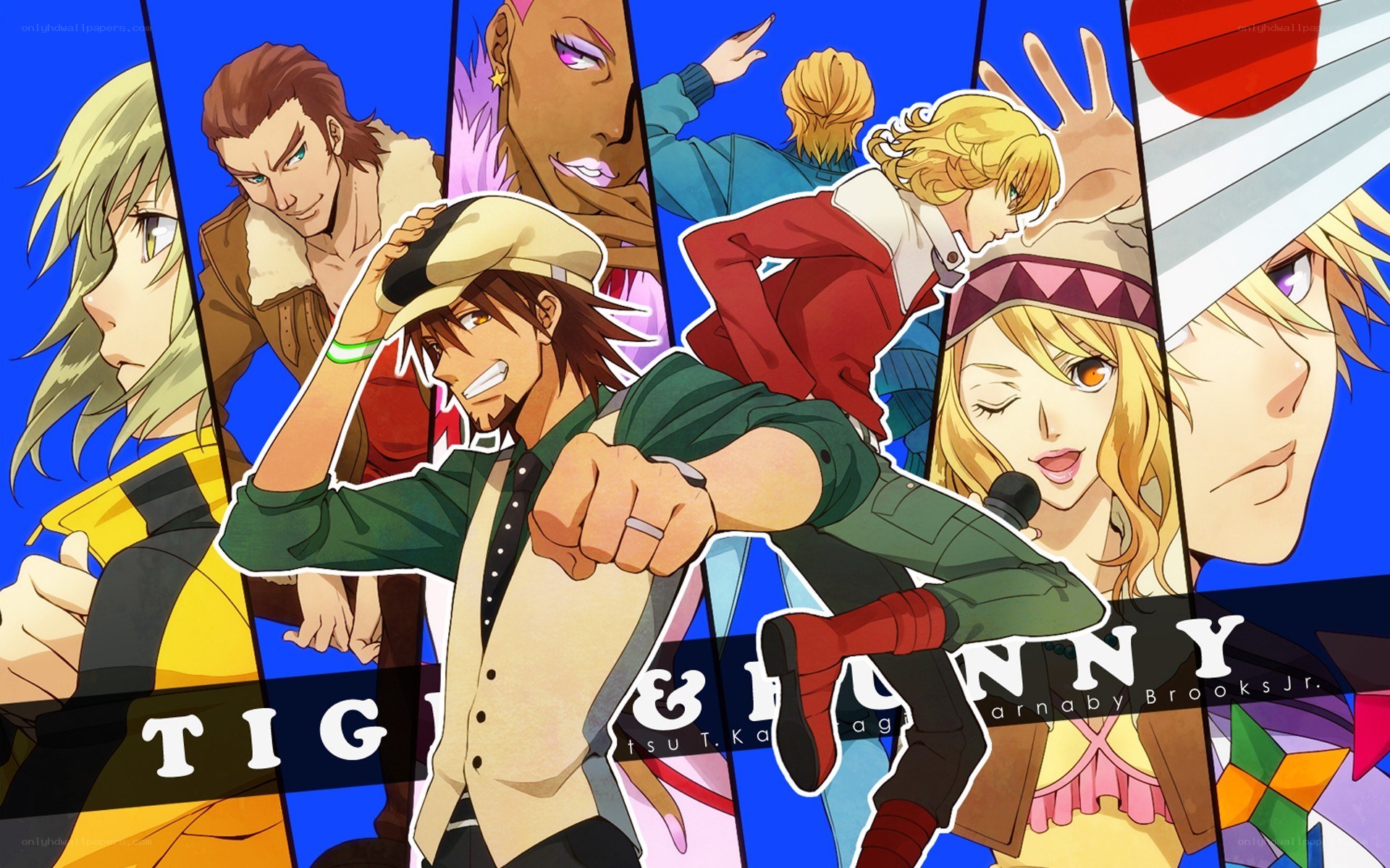 Tiger & Bunny character collage