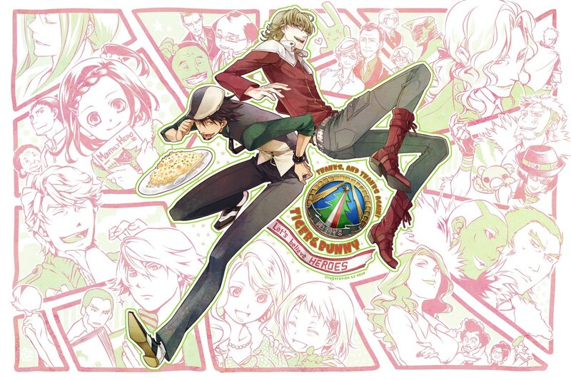 Tiger & Bunny characters in action