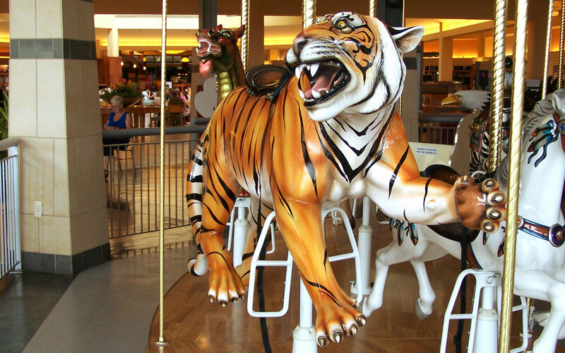 Tiger Carousel Figure
