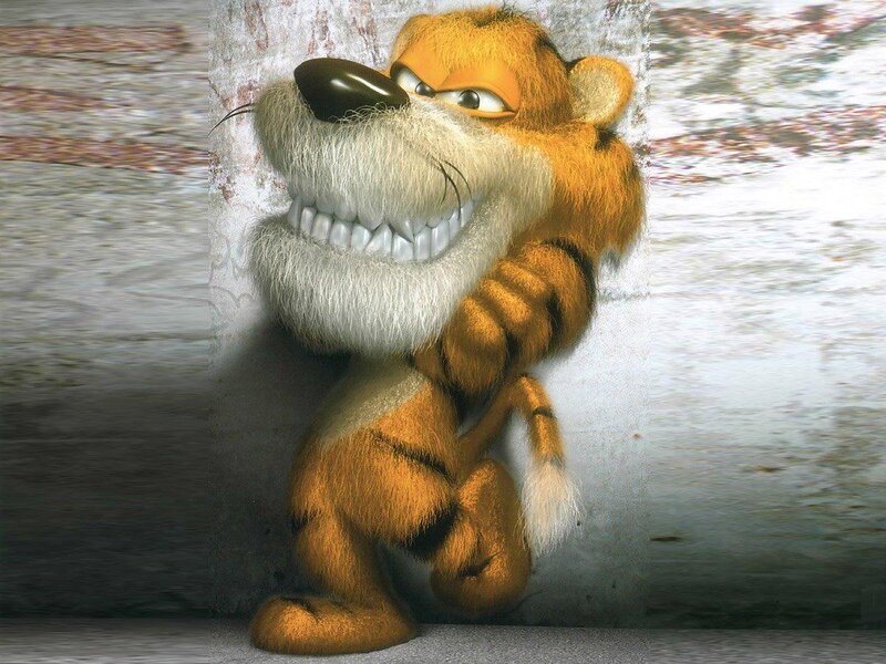 Tiger Character Standing