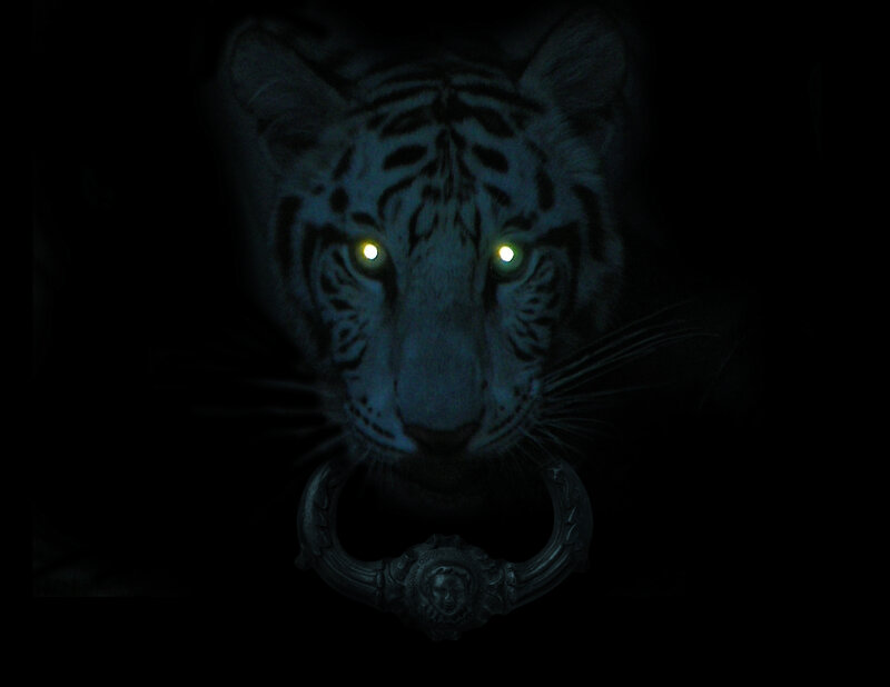 tiger door knocker