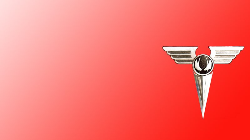 Tiger emblem on red background