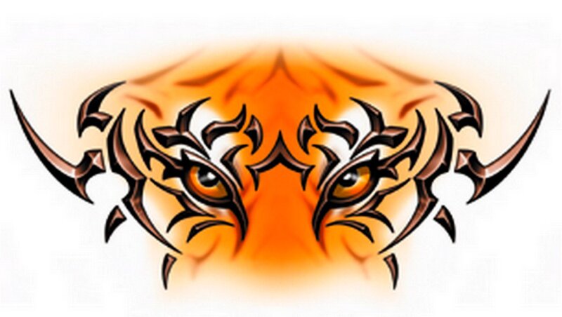 Tiger Eyes Tattoo