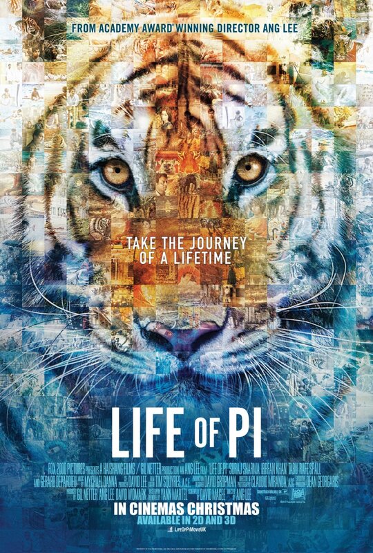 Tiger Face Mosaic — Blue