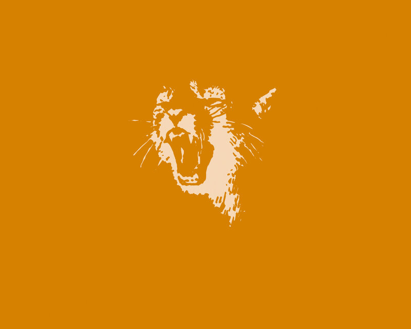 tiger head silhouette