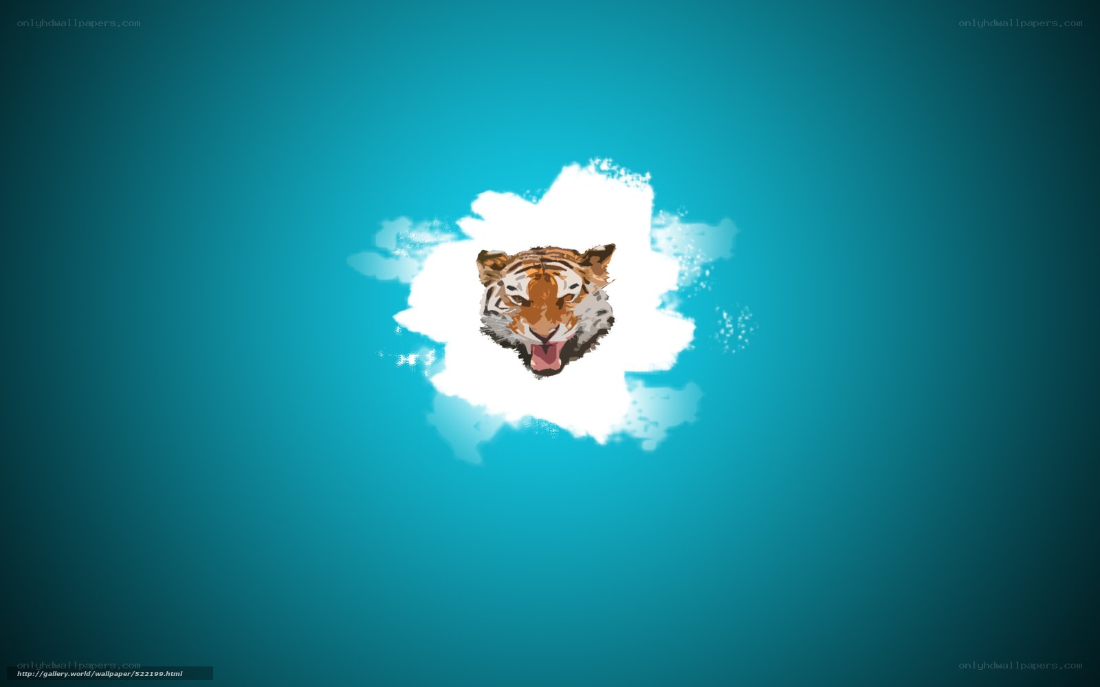 tiger head wallpaper