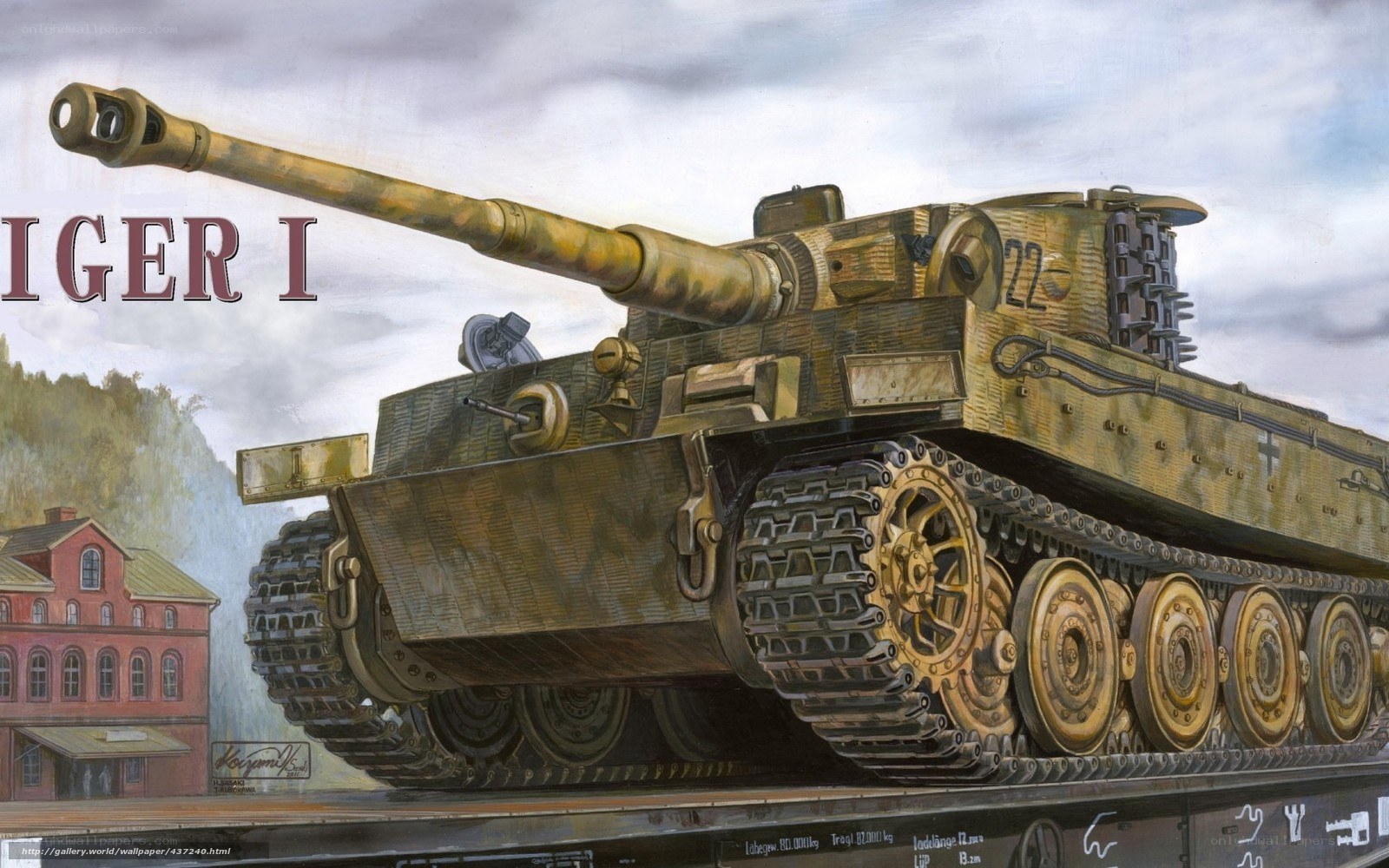 Tiger I tank illustration