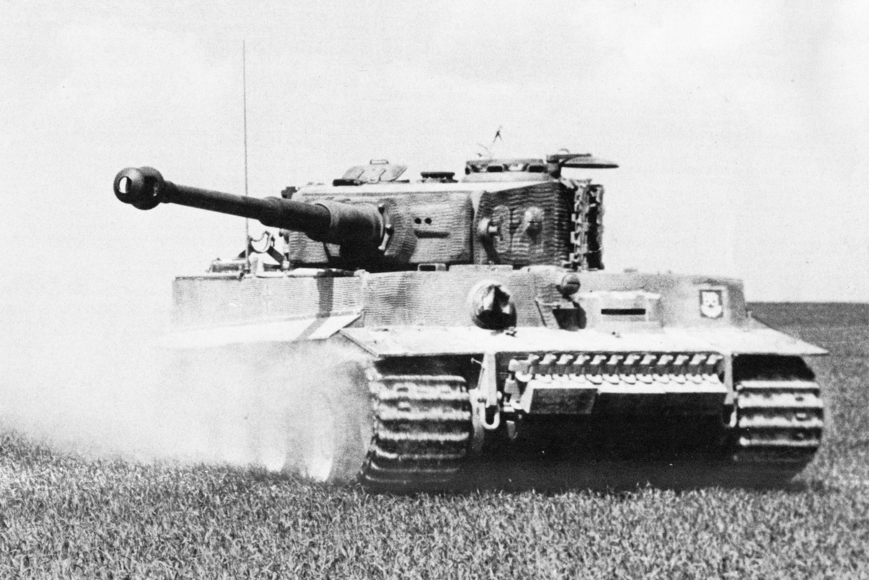 Tiger I tank in motion