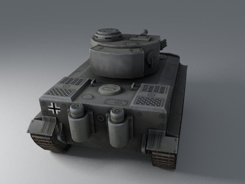 Tiger I tank model