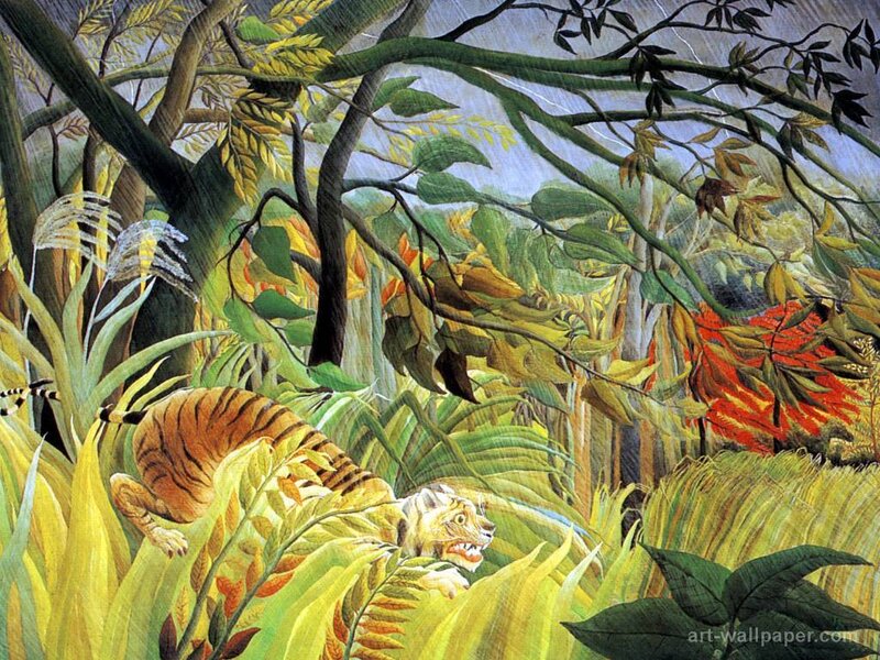 Tiger in a jungle