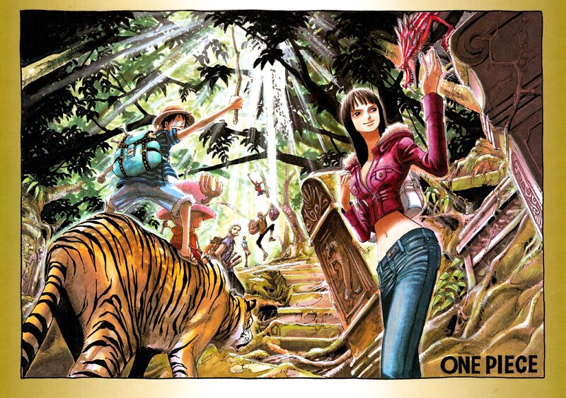 Tiger in Jungle — Green, Adventurous