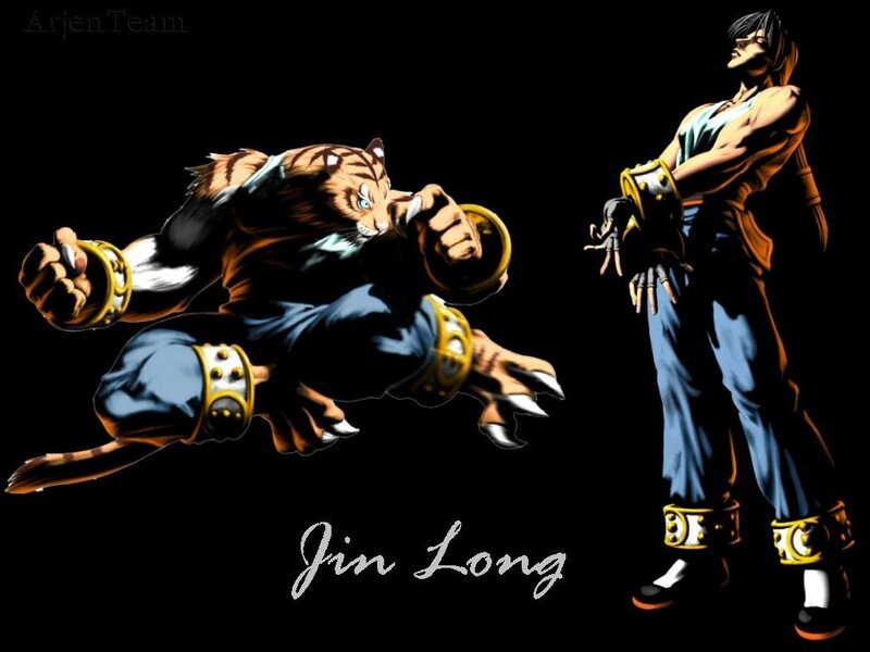 Tiger-like Fighter Character